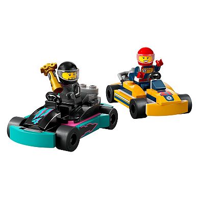 LEGO City Go-Karts and Race Drivers Toy Set for Kids 60400