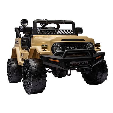 F.c Design Licensed Fj Cruiser 12v Kids Ride-on Car With Remote Control, 2.4g Three-speed Adjustable