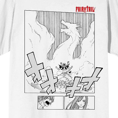 Men's Fairy Tail Manga Natsu Graphic Tee