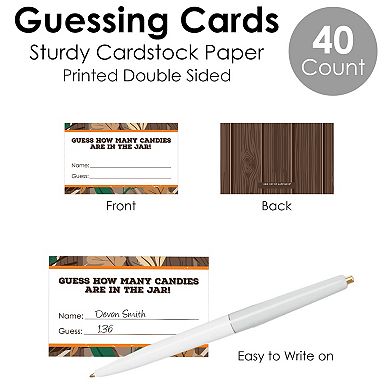 Big Dot Of Happiness Gone Hunting Deer Camo Baby Shower Or Birthday Party Candy Guessing Game