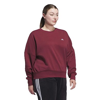 Plus Size adidas Essentials Feel Cozy Sportswear Sweatshirt