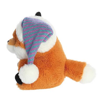 Aurora Small Orange Rolly Pet 5.5" Fern Fox Festive Stuffed Animal