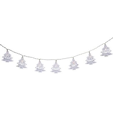 10 B/O LED Warm White Christmas Tree with Deer Lights - 3' Clear Wire
