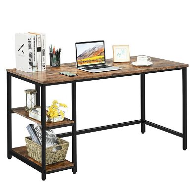 Computer Desk Office Study Table Workstation Home With Adjustable Shelf