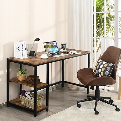 Computer Desk Office Study Table Workstation Home With Adjustable Shelf