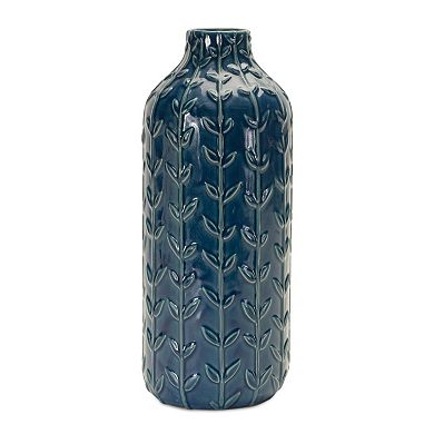 Melrose 2-Piece Ceramic Leaf Vase Table Decor