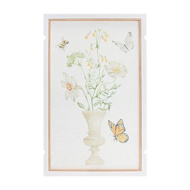 Melrose 2-Piece Framed Floral Vase Print Wall Art