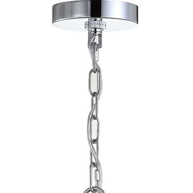 Reese Metal/Crystal Adjustable LED Drop Chandelier