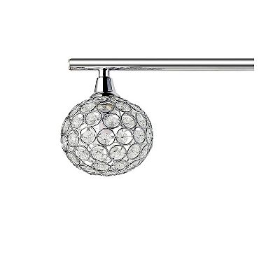 Maeve Iron/Glass Contemporary Glam LED Vanity Light