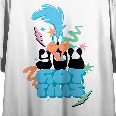 Juniors' Looney Tunes Road Runner Graphic Tee