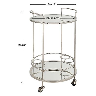 Uttermost Spritz Bar Cart