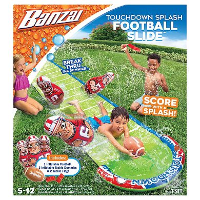 Banzai Touchdown Splash Football Water Slide