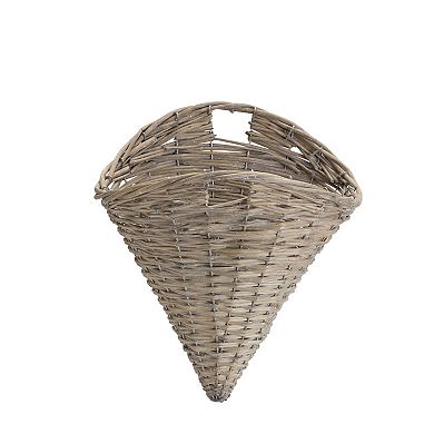 Melrose Woven Willow Wall Basket 2-piece Set