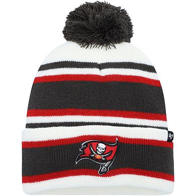 Youth '47 White Tampa Bay Buccaneers Stripling Cuffed Knit Hat with Pom