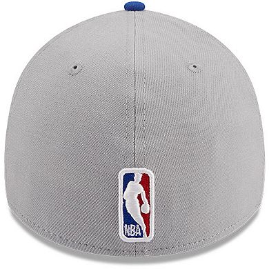 Men's New Era Gray/Royal Golden State Warriors Tip-Off Two-Tone 39THIRTY Flex Hat
