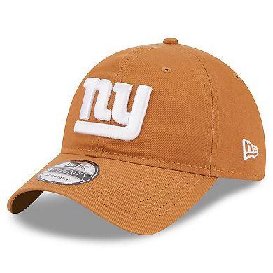 Men's New Era  Brown New York Giants  Main Core Classic 2.0 9TWENTY Adjustable Hat