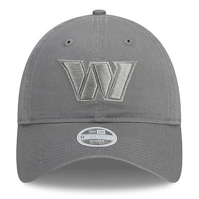 Women's New Era Gray Washington Commanders Color Pack 9TWENTY Adjustable Hat