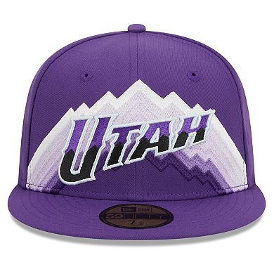 Men's New Era  Purple Utah Jazz 2023/24 City Edition 59FIFTY Fitted Hat