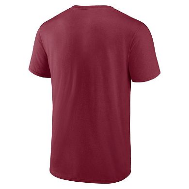 Men's Fanatics Branded Burgundy Washington Commanders Big & Tall Arc and Pill T-Shirt