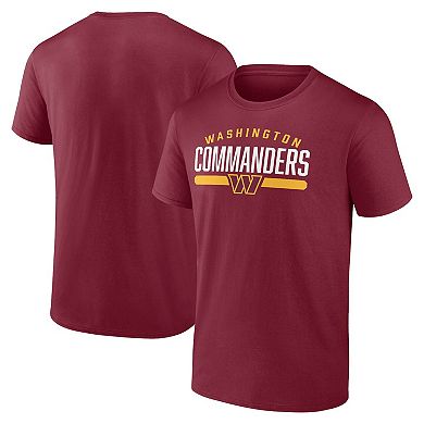 Men's Fanatics Branded Burgundy Washington Commanders Big & Tall Arc and Pill T-Shirt