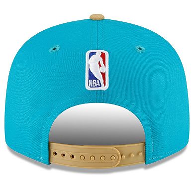 Men's New Era  Turquoise/Gold Charlotte Hornets 2023/24 City Edition 9FIFTY Snapback Adjustable Hat