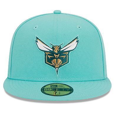 Men's New Era  Turquoise Charlotte Hornets 2023/24 City Edition Alternate 59FIFTY Fitted Hat