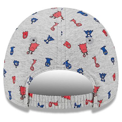 Toddler New Era Heather Gray Buffalo Bills Critter 9FORTY Flex Hat