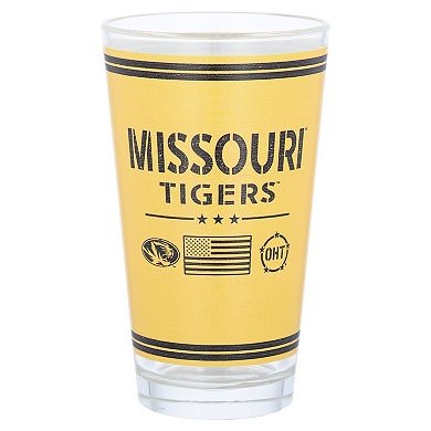 Missouri Tigers 16oz. OHT Military Appreciation Pint Glass