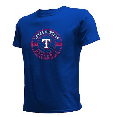 Youth Stitches Royal/White Texas Rangers T-Shirt Combo Set