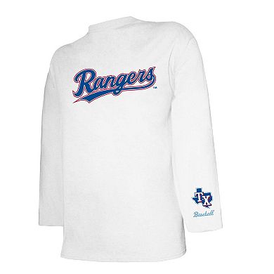 Youth Stitches Royal/White Texas Rangers T-Shirt Combo Set