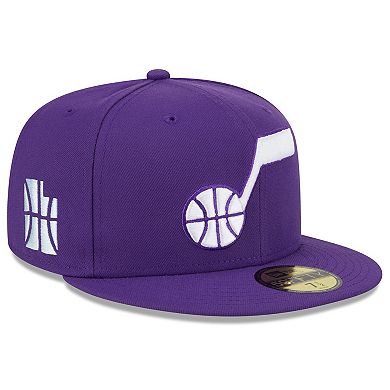 Men's New Era  Purple Utah Jazz 2023/24 City Edition Alternate 59FIFTY Fitted Hat