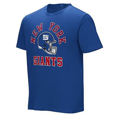 Men's  Royal New York Giants Field Goal Assisted T-Shirt