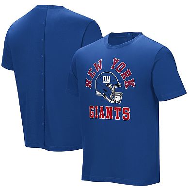 Men's  Royal New York Giants Field Goal Assisted T-Shirt