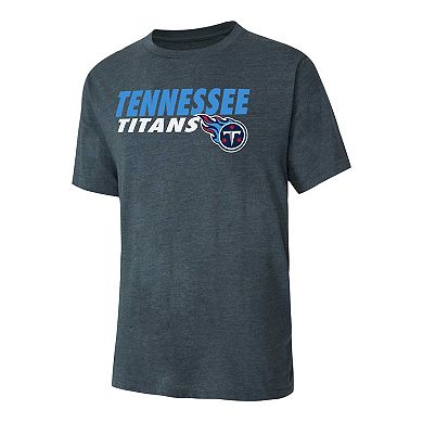 Men's Concepts Sport Navy/Charcoal Tennessee Titans Meter T-Shirt & Shorts Sleep Set