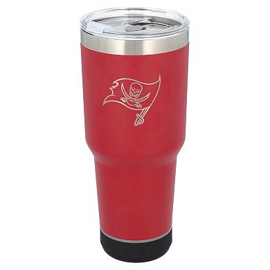 The Memory Company Tampa Bay Buccaneers 30oz. Stainless Steel LED Bluetooth Tumbler