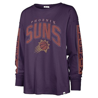Women's '47 Purple Phoenix Suns Tomcat Long Sleeve T-Shirt