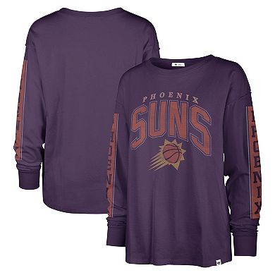 Women's '47 Purple Phoenix Suns Tomcat Long Sleeve T-Shirt