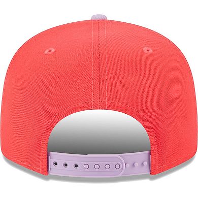 Men's New Era Red/Lavender San Francisco 49ers Two-Tone Color Pack 9FIFTY Snapback Hat