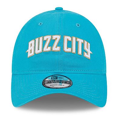 Men's New Era  Turquoise Charlotte Hornets 2023/24 City Edition 9TWENTY Adjustable Hat