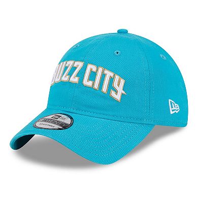 Men's New Era  Turquoise Charlotte Hornets 2023/24 City Edition 9TWENTY Adjustable Hat
