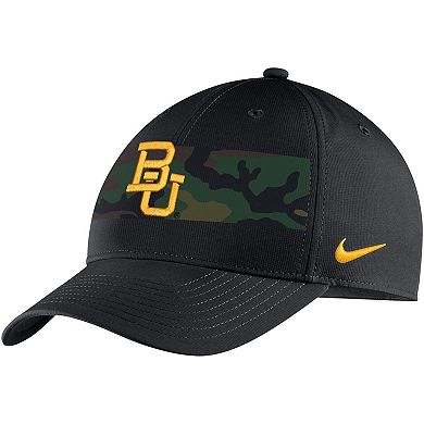 Men's Nike Black Baylor Bears Military Pack Camo Legacy91 Adjustable Hat