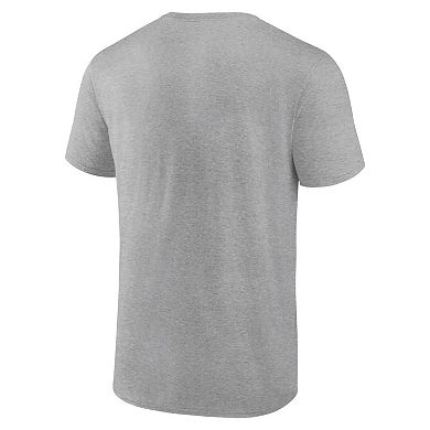 Men's Fanatics Branded Heather Gray Baltimore Ravens Primary Logo T-Shirt