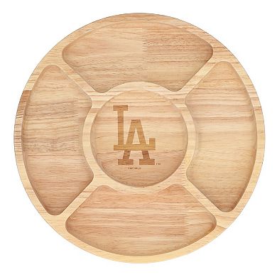 The Memory Company Los Angeles Dodgers Wood Chip & Dip Serving Tray