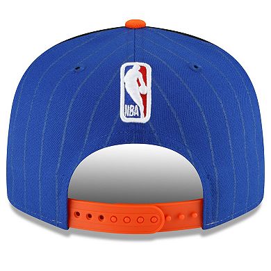 Men's New Era  Blue/Black New York Knicks 2023/24 City Edition 9FIFTY Snapback Adjustable Hat