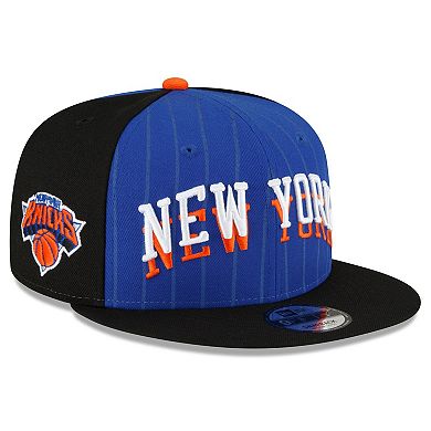 Men's New Era  Blue/Black New York Knicks 2023/24 City Edition 9FIFTY Snapback Adjustable Hat