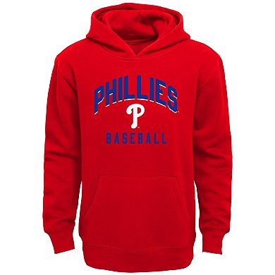 Infant Red/Heather Gray Philadelphia Phillies Play by Play Pullover Hoodie & Pants Set