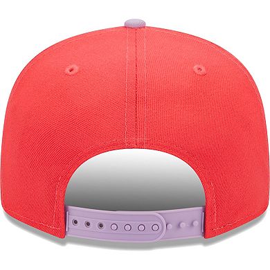 Men's New Era Red/Lavender Kansas City Chiefs Two-Tone Color Pack 9FIFTY Snapback Hat