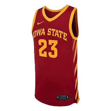Men's Nike #23 Cardinal Iowa State Cyclones Replica Basketball Jersey