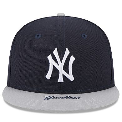 Men's New Era Navy/Gray New York Yankees On Deck 59FIFTY Fitted Hat