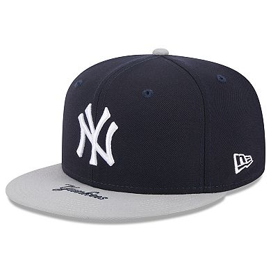 Men's New Era Navy/Gray New York Yankees On Deck 59FIFTY Fitted Hat